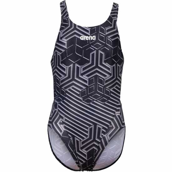Детски бански и бикини Arena Kiko Swim Tech Back Junior Черно Arena Kiko Swim Tech Back Junior Черно Детски бански и бикини