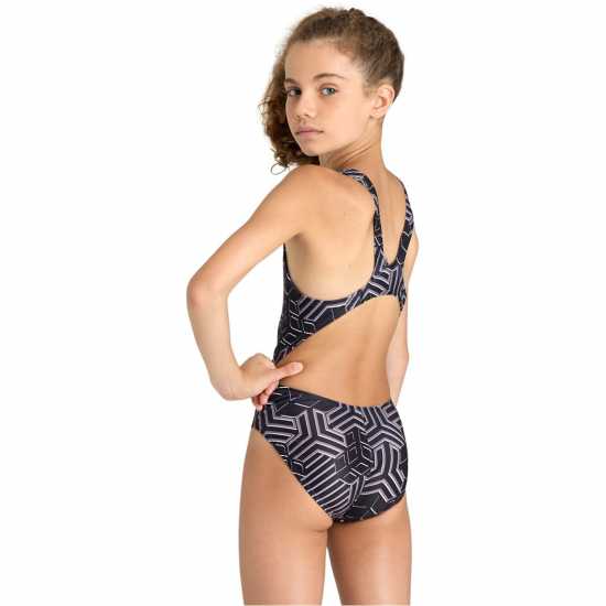 Детски бански и бикини Arena Kiko Swim Tech Back Junior Черно Arena Kiko Swim Tech Back Junior Черно Детски бански и бикини