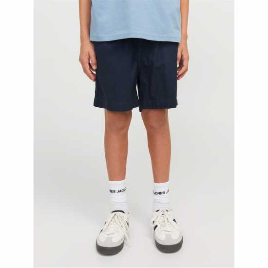 Детски къси панталони Детски Шорти Jack And Jones Linen Shorts Juniors Тъмно морско синьо Детски Шорти Jack And Jones Linen Shorts Juniors Тъмно морско синьо Детски къси панталони