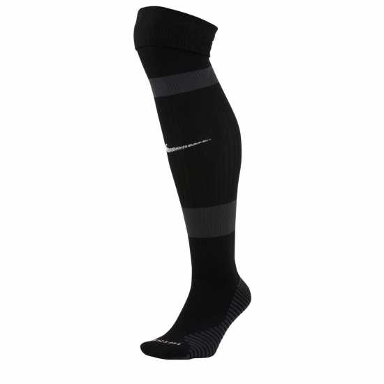 Nike Matchfit Soccer Knee-High Socks Football Sock Mens Черно/Бяло Мъжки чорапи