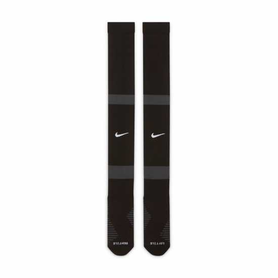Nike Matchfit Soccer Knee-High Socks Football Sock Mens Черно/Бяло Мъжки чорапи