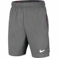 Nike Момчешки Къси Гащи Woven Shorts Junior Boys Grey/Black Детски къси панталони