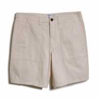 Farah Sepel Shorts Cream Мъжко облекло за едри хора