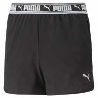 Puma Strong Woven Shorts G Black/White Детски къси панталони