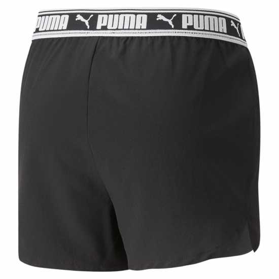 Puma Strong Woven Shorts G Black/White Детски къси панталони