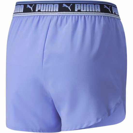 Puma Strong Woven Shorts G Elektro Purple Детски къси панталони