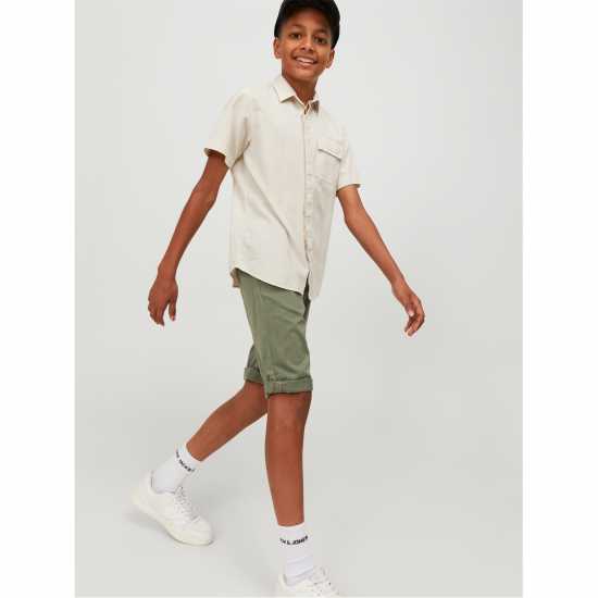 Детски къси панталони Детски Шорти Jack And Jones Shorts Juniors Дълбока зелена Детски Шорти Jack And Jones Shorts Juniors Дълбока зелена Детски къси панталони