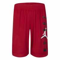 Air Jordan Mesh Short Junior Boys Gym Red Детски къси панталони
