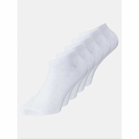 Jack And Jones Dongo Sock 5Pk Sn62 White Jack And Jones Dongo Sock 5Pk Sn62 White