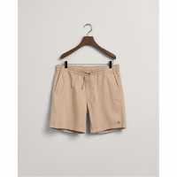 Gant Drawstring Logo Shorts Dry Sand 277 Мъжки къси панталони