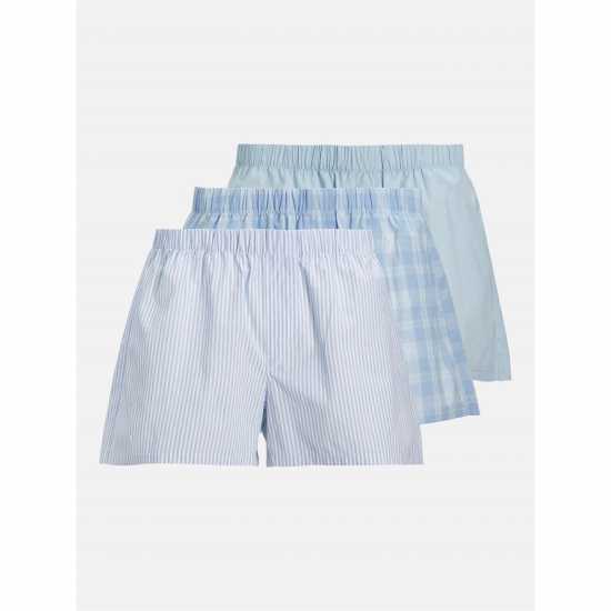 Мъжки Боксерки Jack And Jones Milano Woven Boxers Mens Chambray Blue Мъжки Боксерки Jack And Jones Milano Woven Boxers Mens Chambray Blue