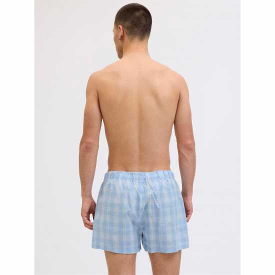Мъжки Боксерки Jack And Jones Milano Woven Boxers Mens Chambray Blue Мъжки Боксерки Jack And Jones Milano Woven Boxers Mens Chambray Blue