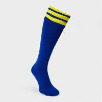 Mitre Футболни Чорапи Adults Football Socks Кралско/Жълто 