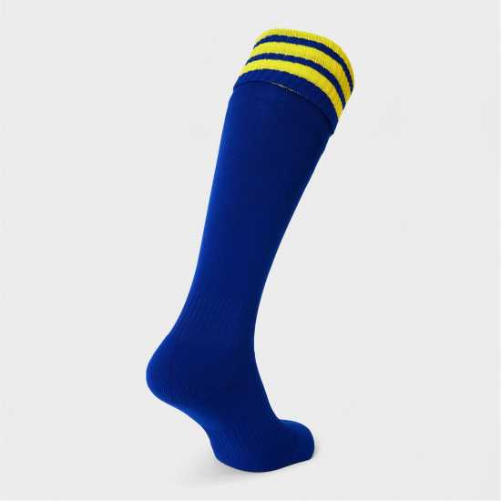Mitre Футболни Чорапи Adults Football Socks Кралско/Жълто 