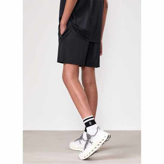 Детски къси панталони Gym King Poly Short Jn53 Black Gym King Poly Short Jn53 Black Детски къси панталони