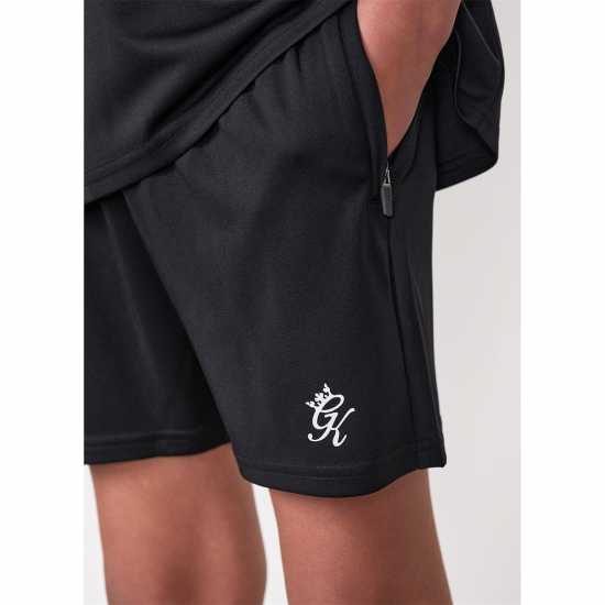 Детски къси панталони Gym King Poly Short Jn53 Black Gym King Poly Short Jn53 Black Детски къси панталони