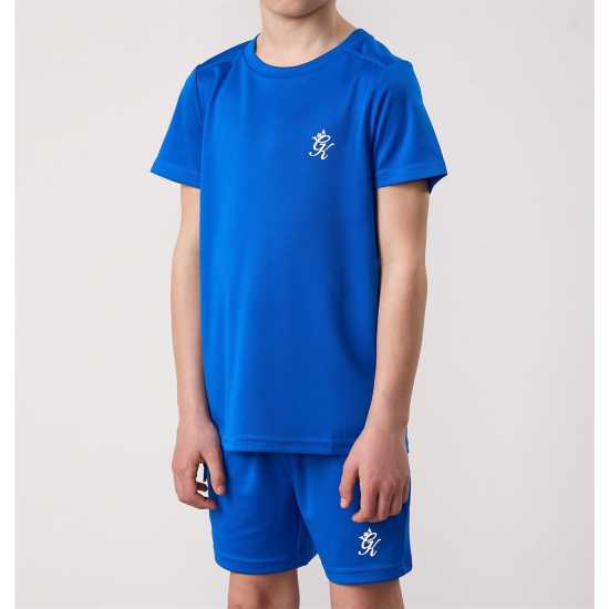 Gym King Poly Short Jn53 Sonic Blue Детски къси панталони