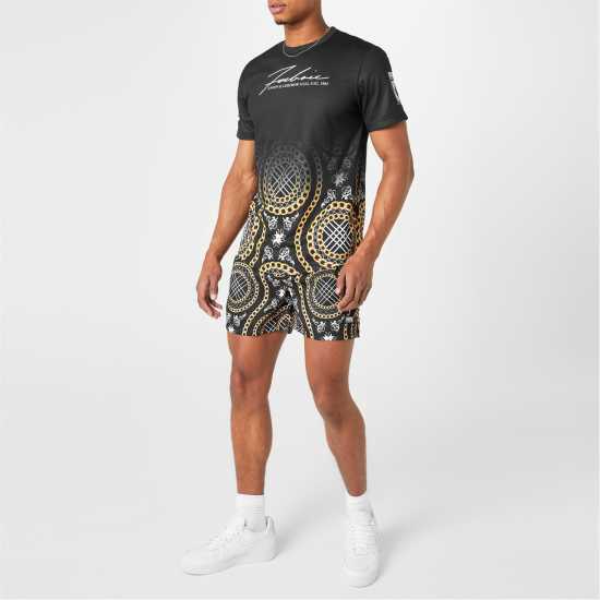 Fabric Shorts Chains - Мъжко облекло за едри хора