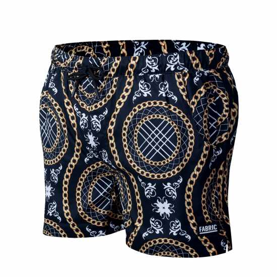 Fabric Shorts Chains - Мъжко облекло за едри хора