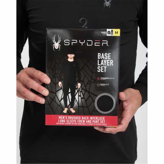 Spyder Boxed 2Pc Baselayer Set Mens  