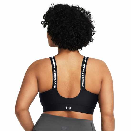 Under Armour Armour Ua Infinity High Zip 2.0 Bra Impact Sports Womens  
