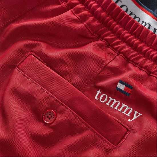 Tommy Jeans Tjcu Flag Checkerboard Short Rich Red XLM Мъжки къси панталони