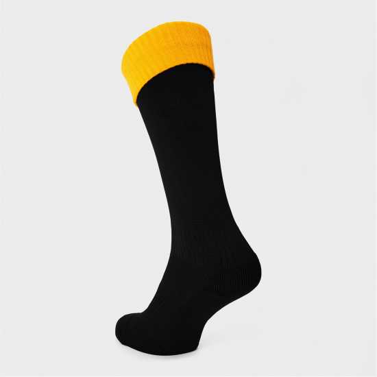 Mitre Футболни Чорапи Kids' Football Socks Черно/Янтар 