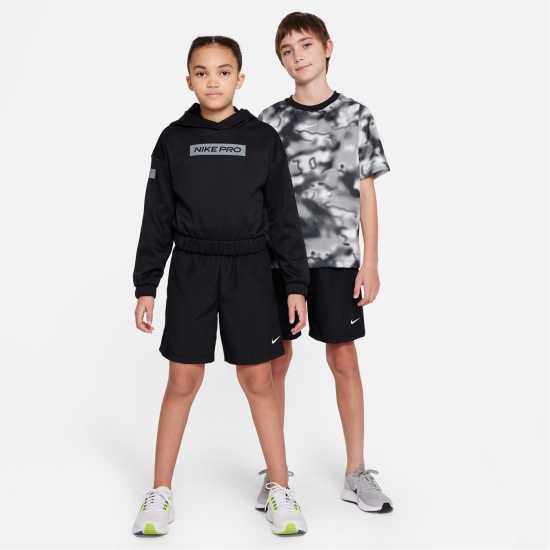 Детски къси панталони Nike Дамски Къси Шорти За Тренировка Multi Big Kids' (Boys') Dri-Fit Training Shorts Черно/Бяло Nike Дамски Къси Шорти За Тренировка Multi Big Kids' (Boys') Dri-Fit Training Shorts Черно/Бяло Детски къси панталони