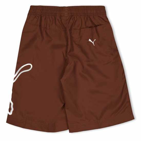 Puma Boy Bermudas Juniors Brown 