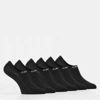 Дамски чорапи Calvin Klein 6-Pack Invisible Socks Womens Черно Calvin Klein 6-Pack Invisible Socks Womens Черно Дамски чорапи