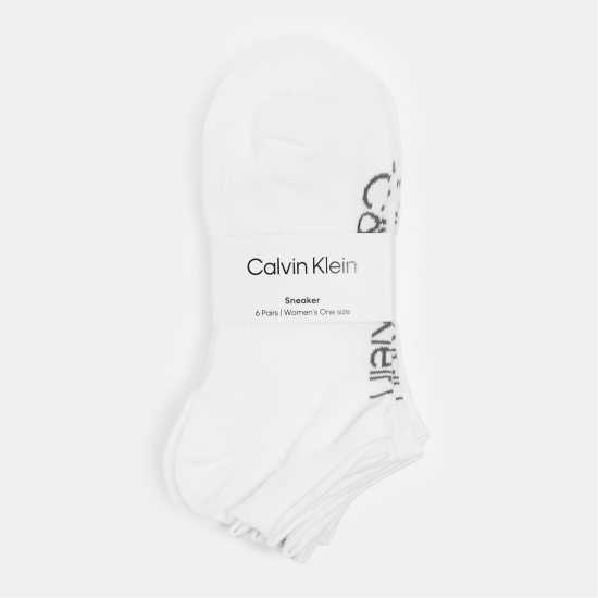 Calvin Klein Trainer Socks Бяло Дамски чорапи