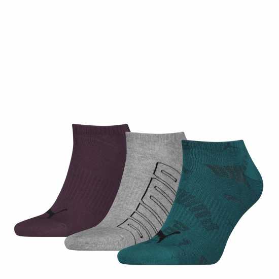 Puma Mesh Sneaker 3P 99 Green Combo Мъжки чорапи