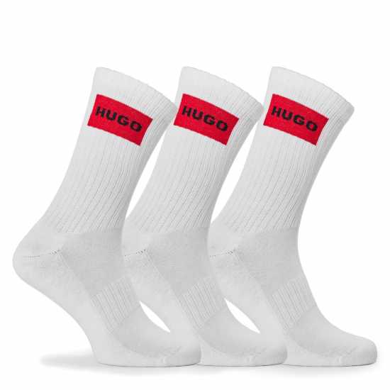 Hugo 3P Qs Rib Label Cc 10267340 01 White 