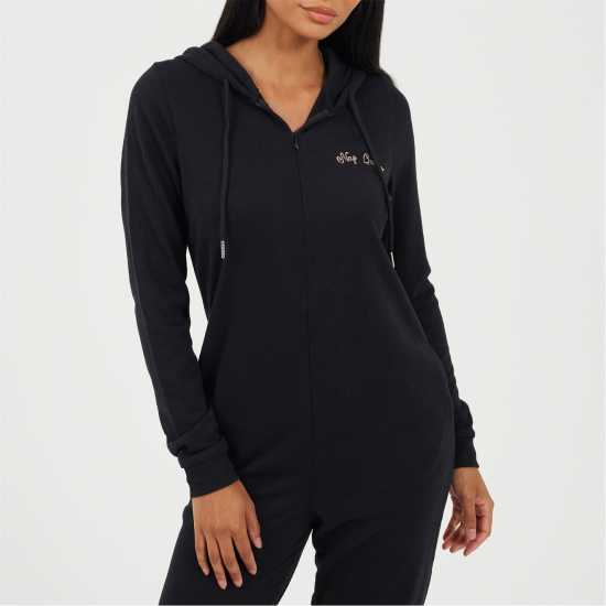 Brave Soul Womens Nap Queen Slim Fit Onesie With 3D Crown  