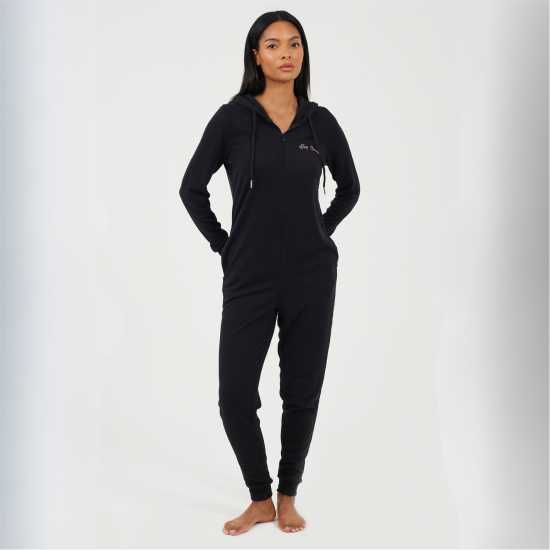 Brave Soul Womens Nap Queen Slim Fit Onesie With 3D Crown  