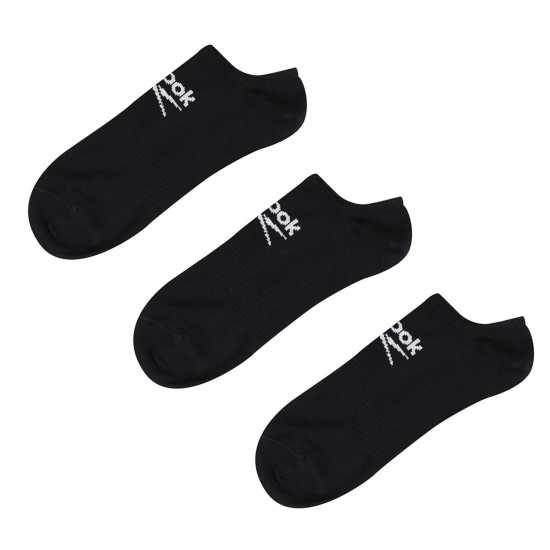 Reebok 3Pk Low Socks 00 Black Мъжки чорапи