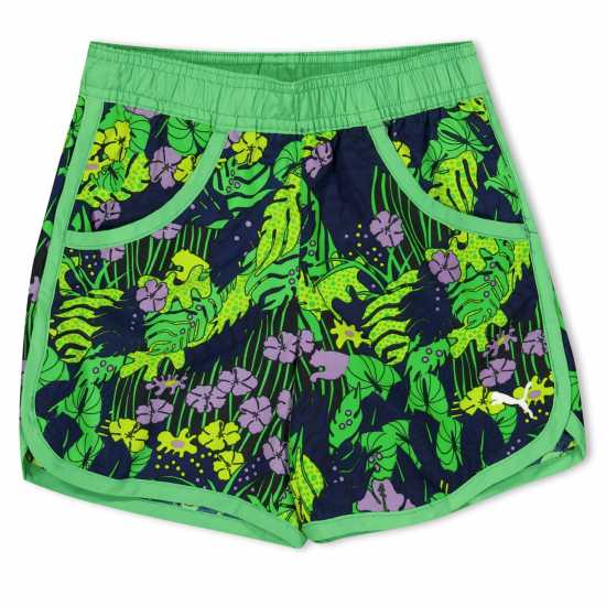 Puma Детски Плажни Шорти Girls Beach Shorts Juniors Green Puma Детски Плажни Шорти Girls Beach Shorts Juniors Green
