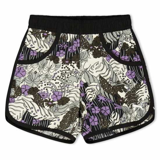 Puma Детски Плажни Шорти Girls Beach Shorts Juniors Purple 