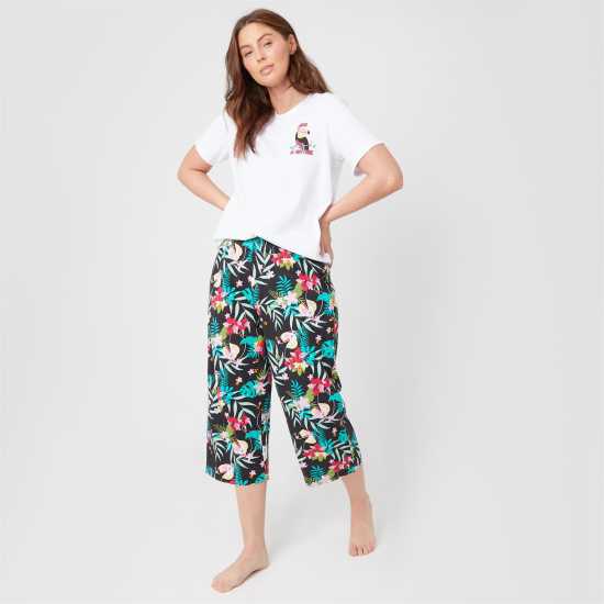 Be You Toucan Jersey Toucan Tropical Cropped Pyjama Set  