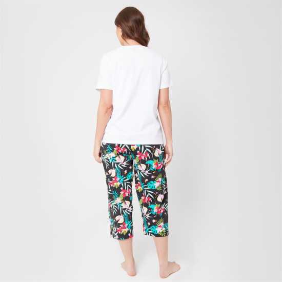 Be You Toucan Jersey Toucan Tropical Cropped Pyjama Set  
