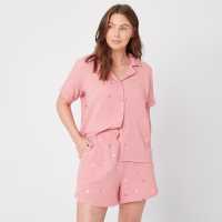 Be You Foil Flower Short-Sleeve Pyjama Sets  