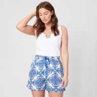 Be You Tile Woven Pyjama Shorts  Дамски пижами