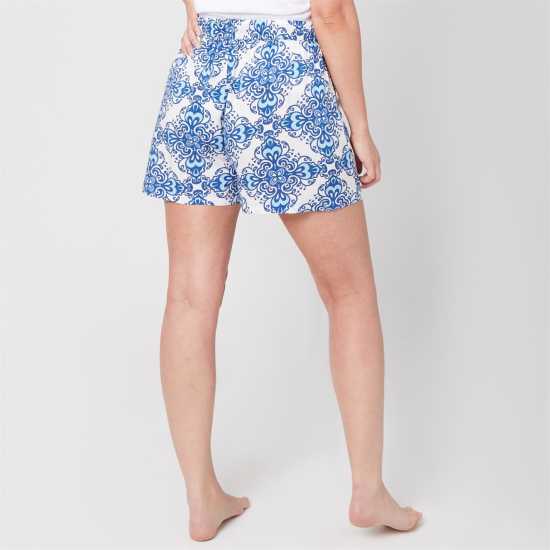 Be You Tile Woven Pyjama Shorts  Дамски пижами