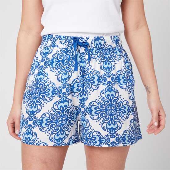 Be You Tile Woven Pyjama Shorts  Дамски пижами