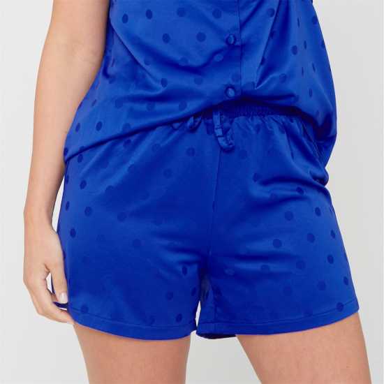 Be You Satin Spot Pyjama Shorts  Дамски пижами