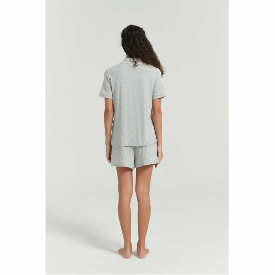 Be You Modal Short-Sleeve Pyjama Sets Сиво 