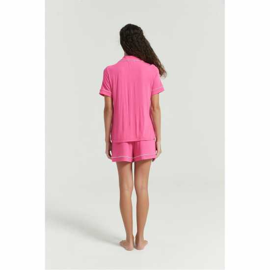 Be You Modal Short-Sleeve Pyjama Sets Розово 
