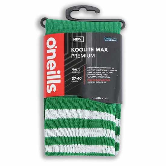 Oneills Koolite Max Premium Socks Green/White Детски чорапи