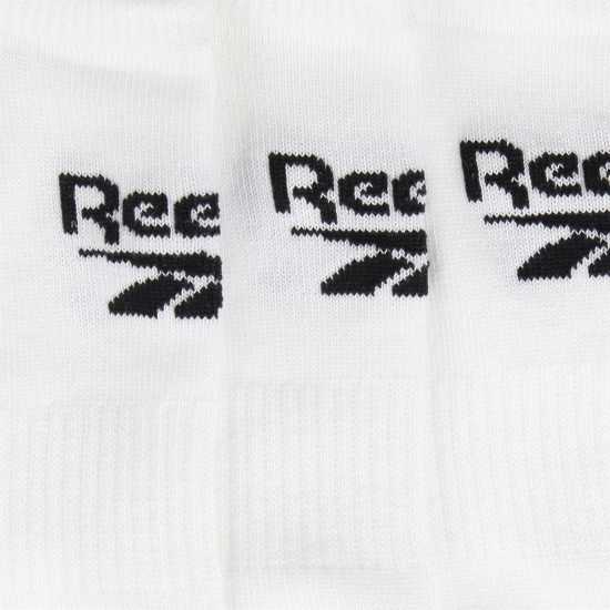 Reebok 6Pk Low Socks Sn00 White Мъжки чорапи
