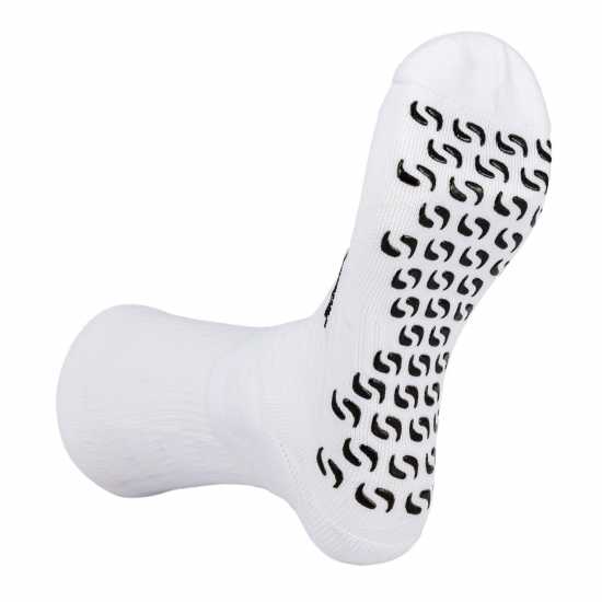 Sondico Elite Grip Sock Бяло Мъжки чорапи